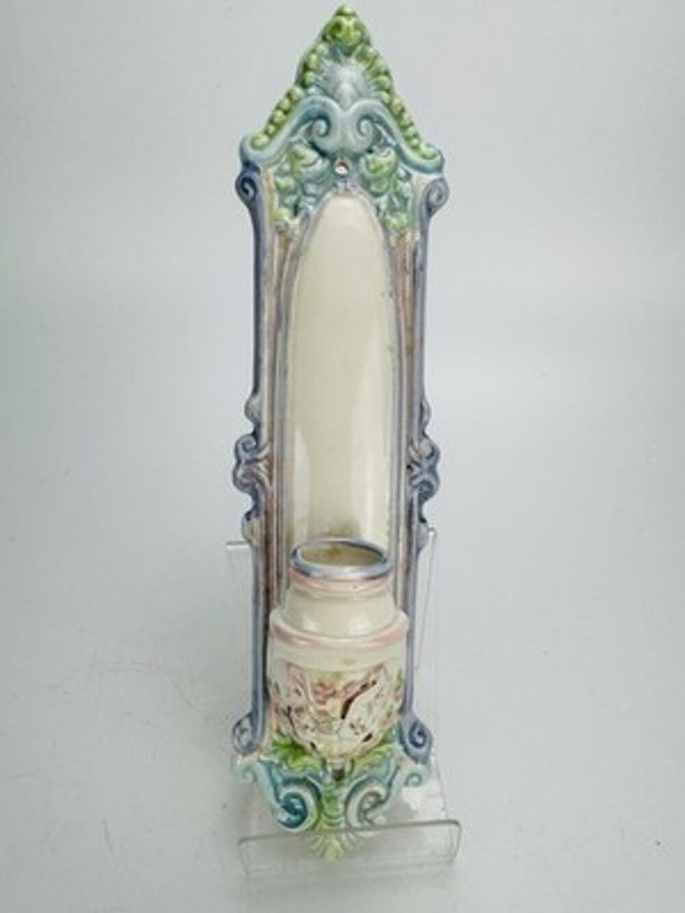 Vintage Keypoint Dallas Ceramic Wall Candle Holder Sconce Carousel Horse Taiwan